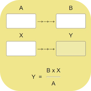 Imagen REGLA DE TRES SIMPLE